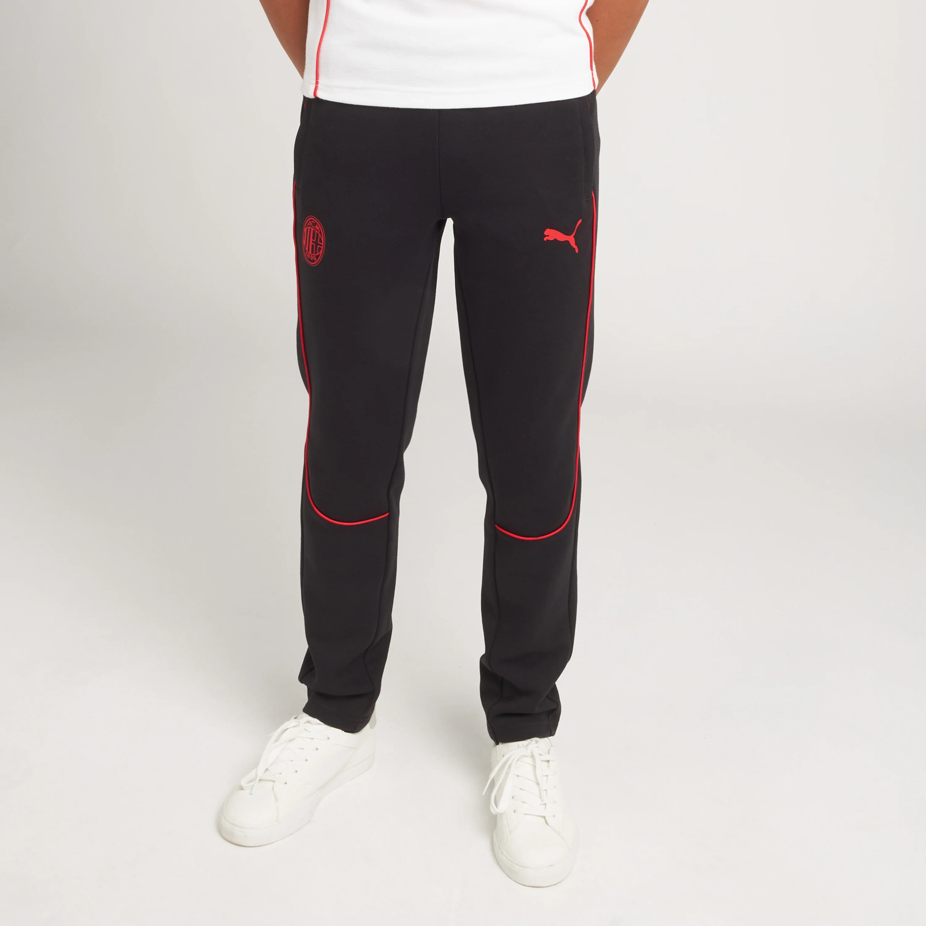 PANTALONI MILAN CASUALS BAMBINO CON TASCHE 2024/25 - Image 3