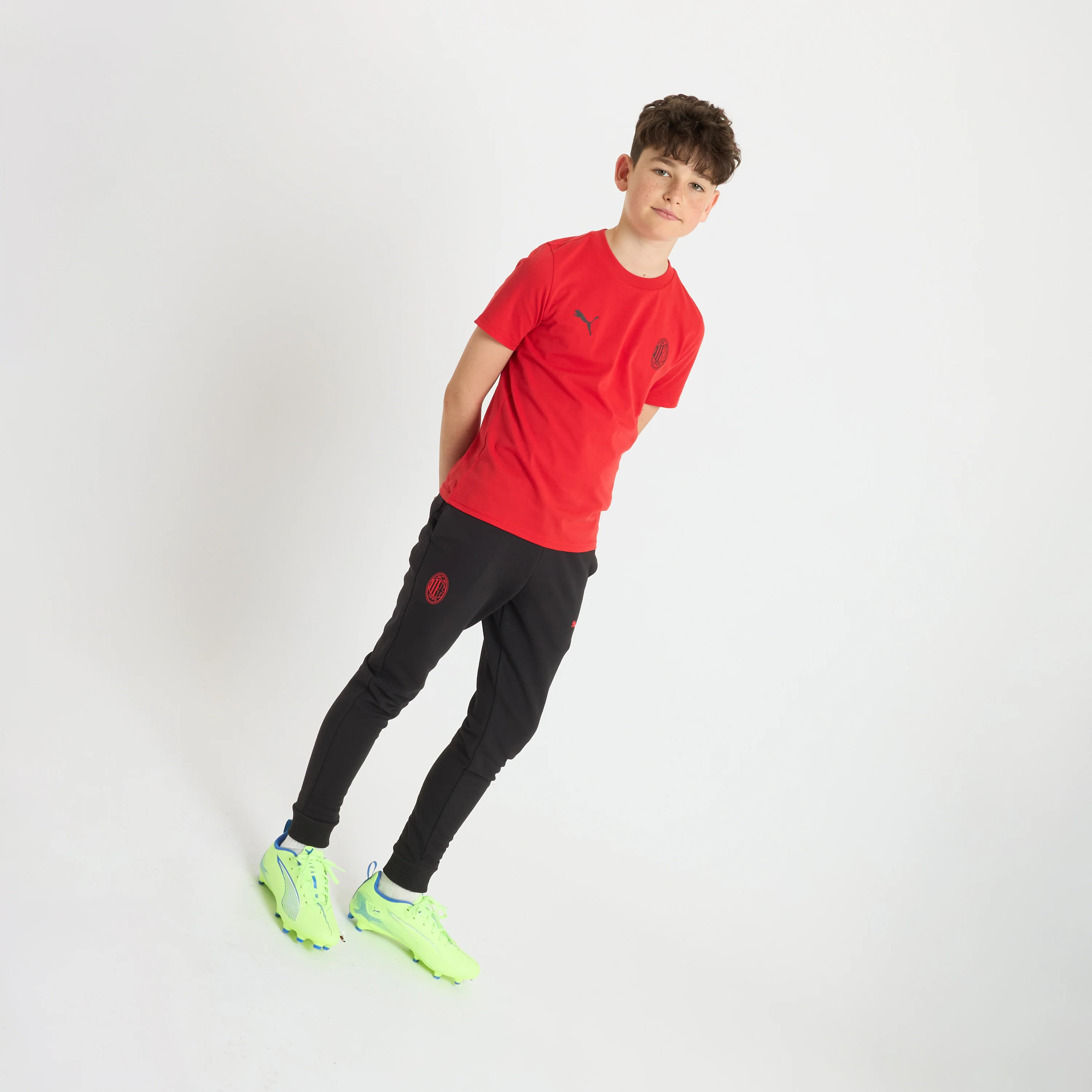 T-SHIRT ROSSA BAMBINO MILAN ESSENTIAL - Image 4