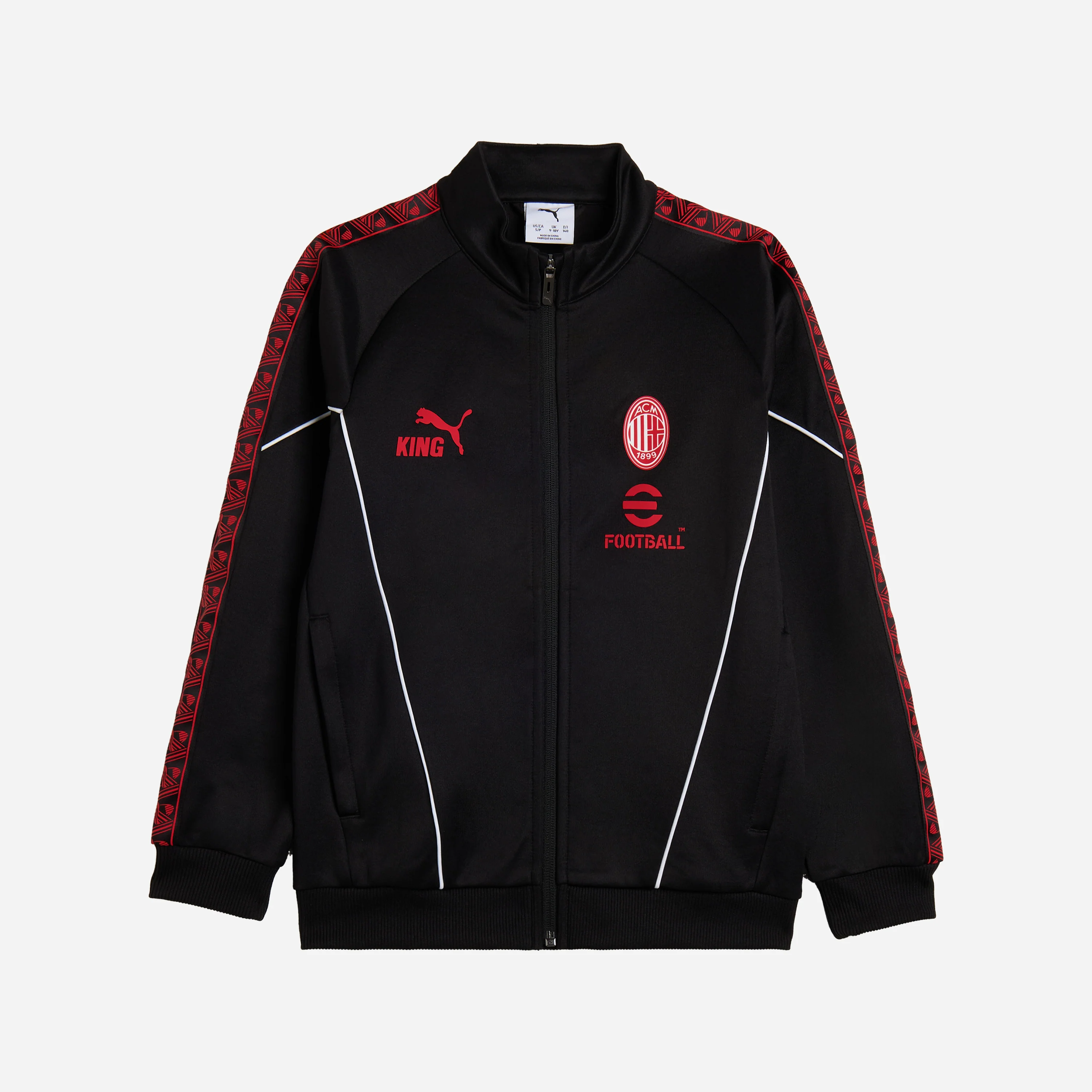 GIACCA NERA MILAN KING BAMBINO