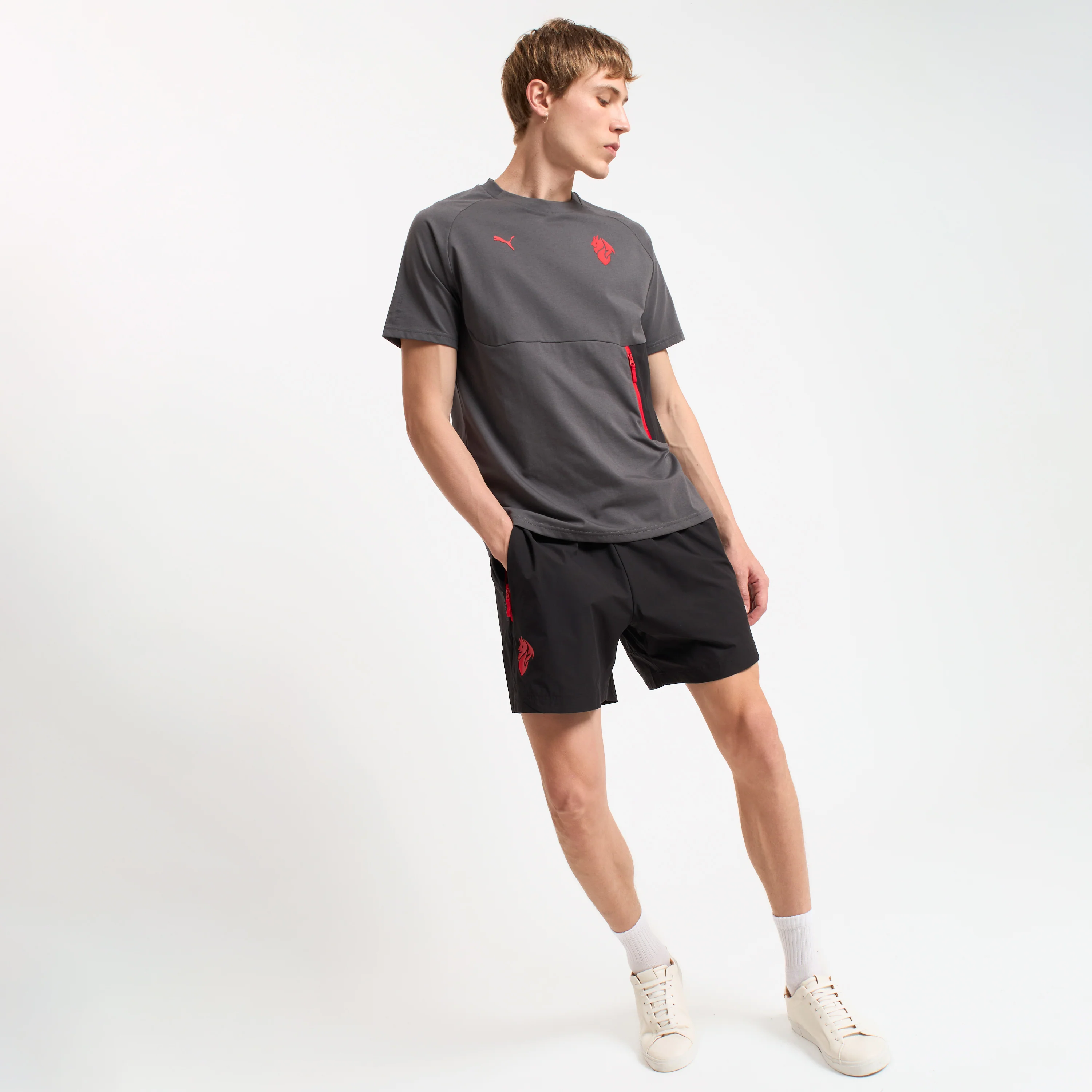 T-SHIRT GRIGIA MILAN PUMATECH 2025/26 - Image 4