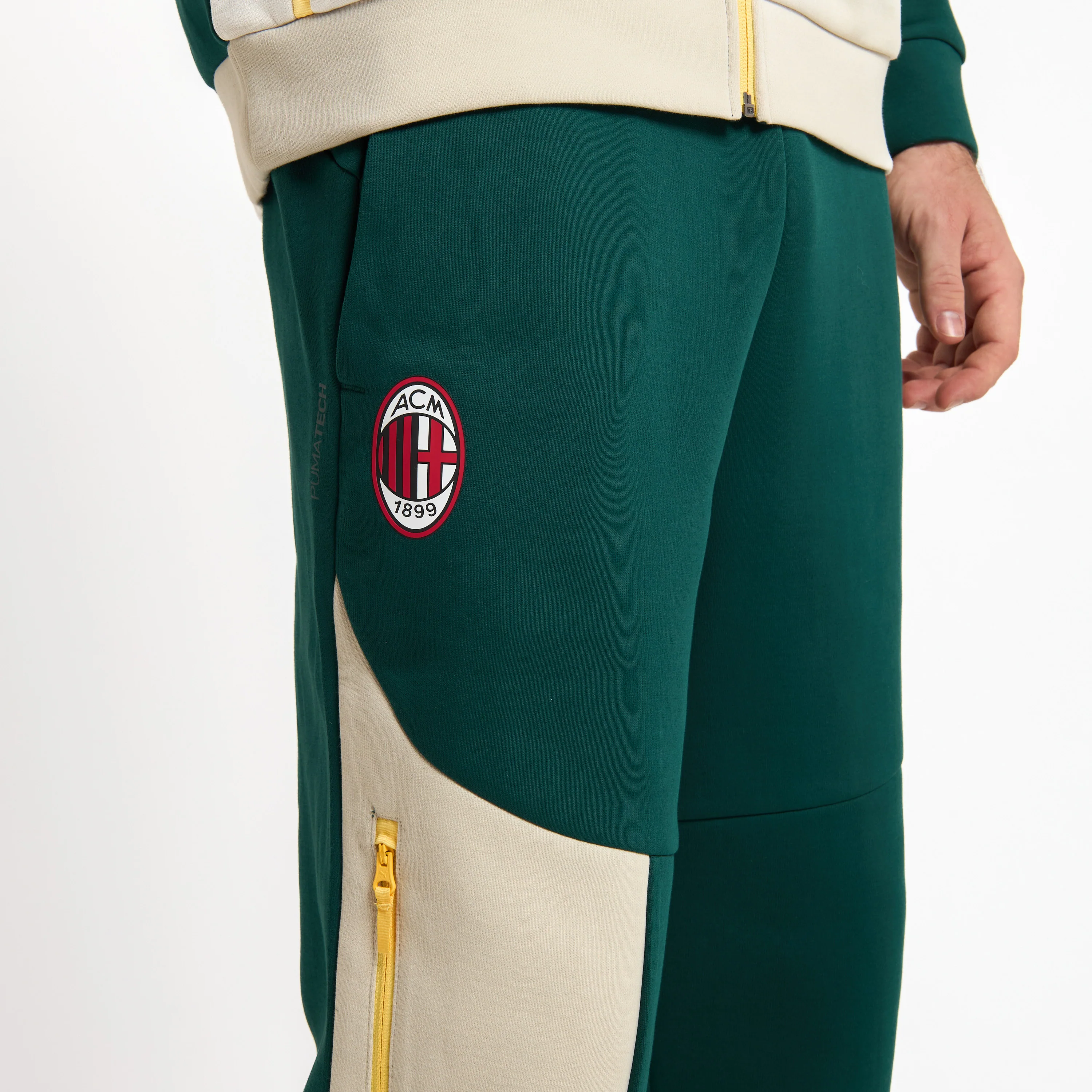 PANTALONI VERDI MILAN PUMATECH 2025/26 CON TASCHE - Image 6