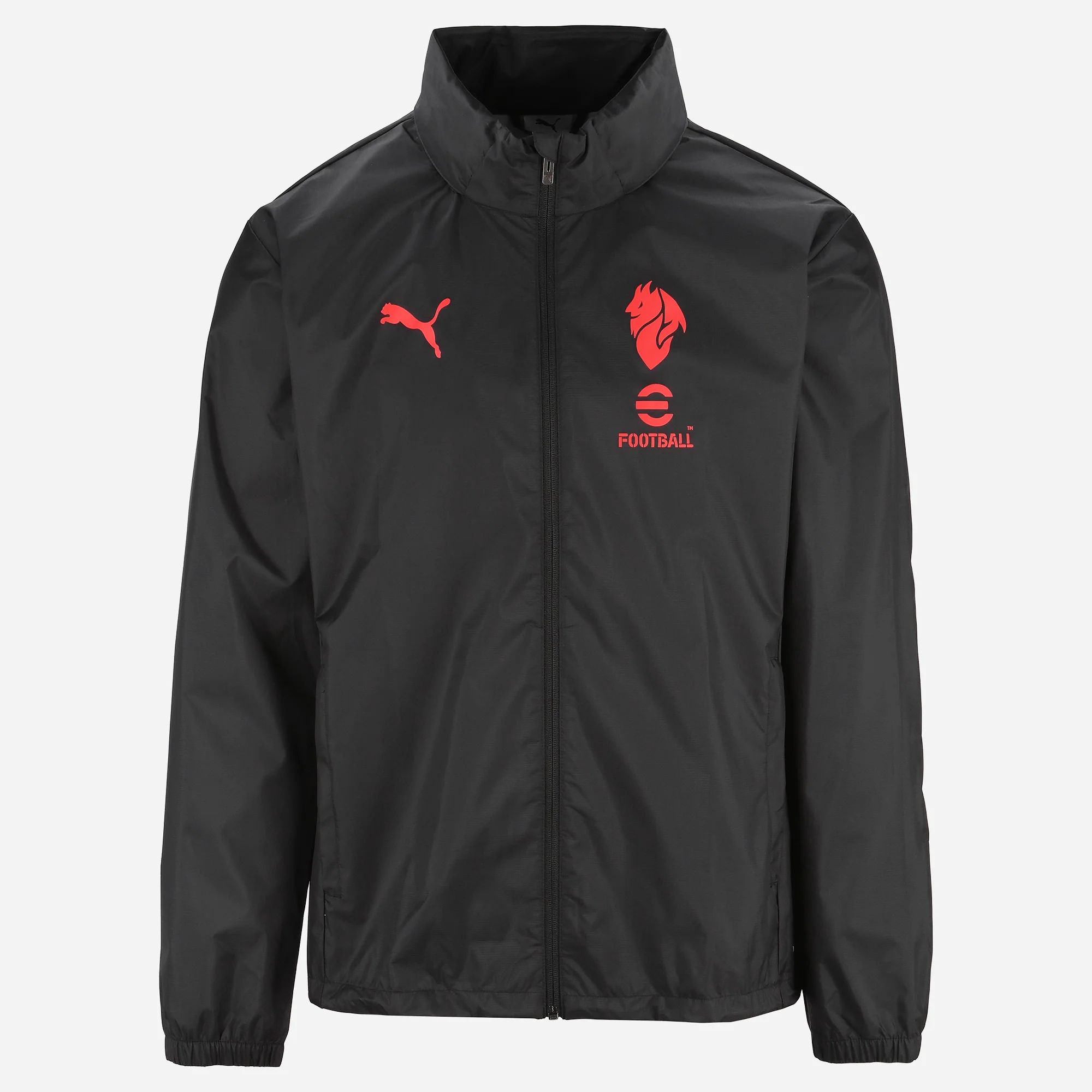 GIACCA MILAN TRAINING ANTIPIOGGIA 2025/26 CON ZIP