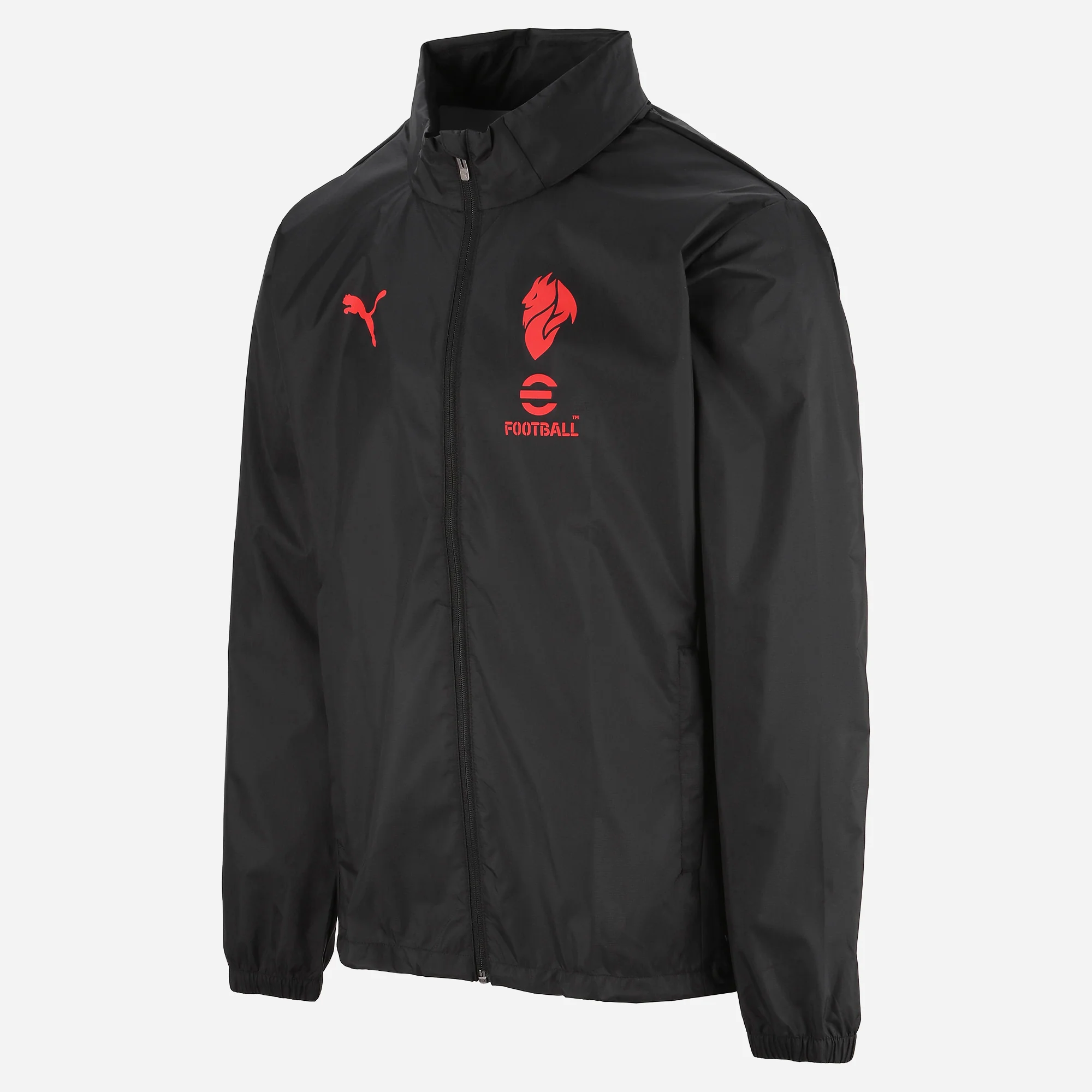 GIACCA MILAN TRAINING ANTIPIOGGIA 2025/26 CON ZIP - Image 2