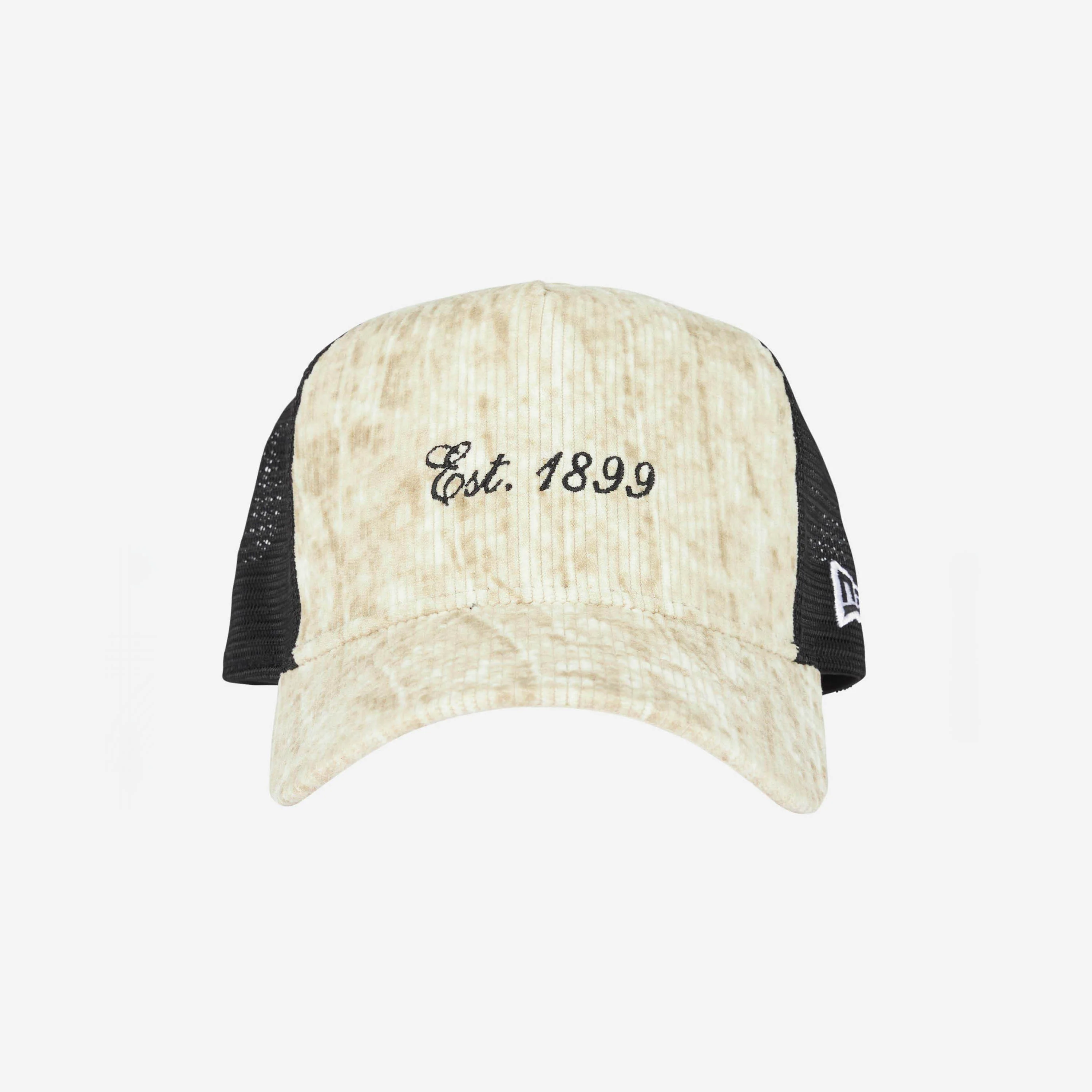 CAPPELLINO TRUCKER NEW ERA X AC MILAN IN VELLUTO A COSTINE CON RICAMO EST. 1899 - Image 3