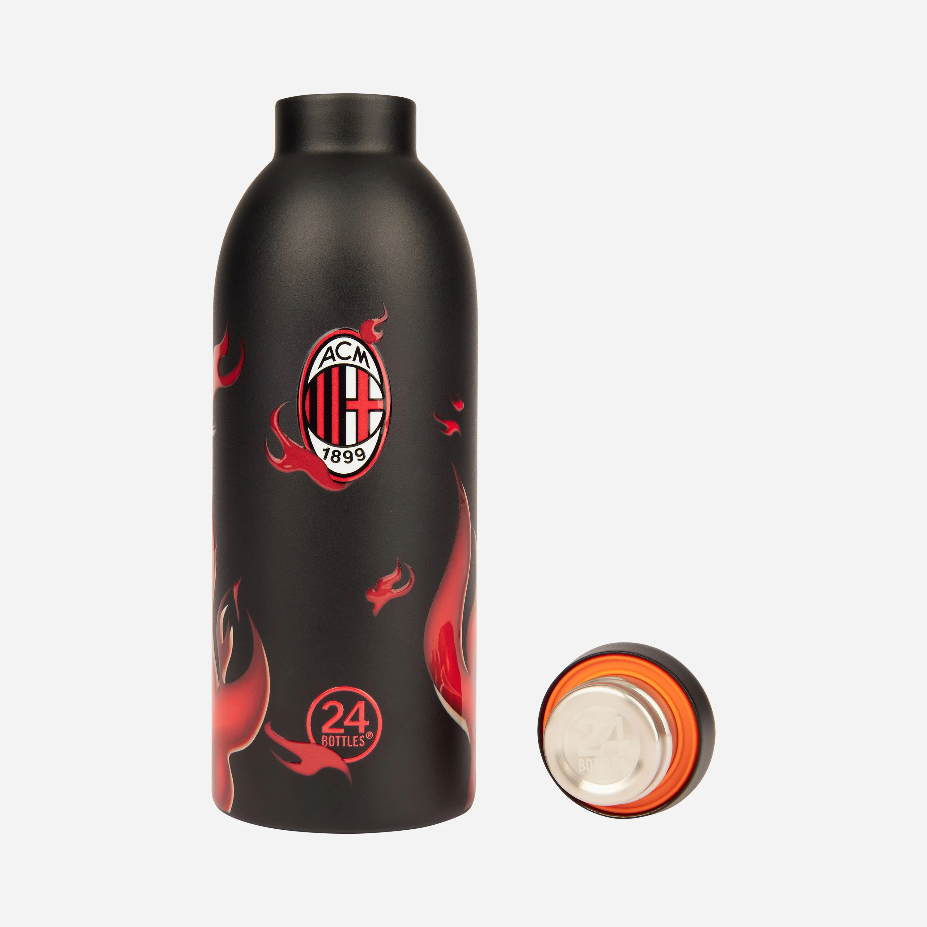AC MILAN X 24BOTTLES CLIMA BOTTLE 500ML CON FIAMME - Image 4