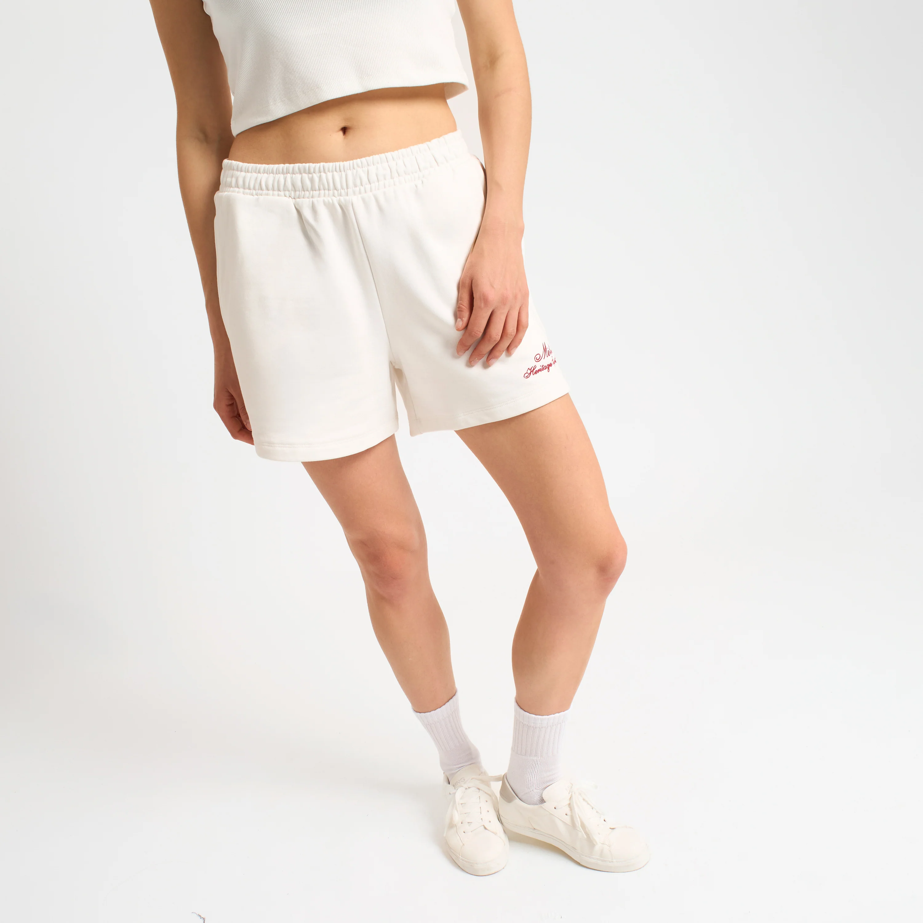 PANTALONCINI MILAN BIANCHI DONNA CON RICAMO - Image 4