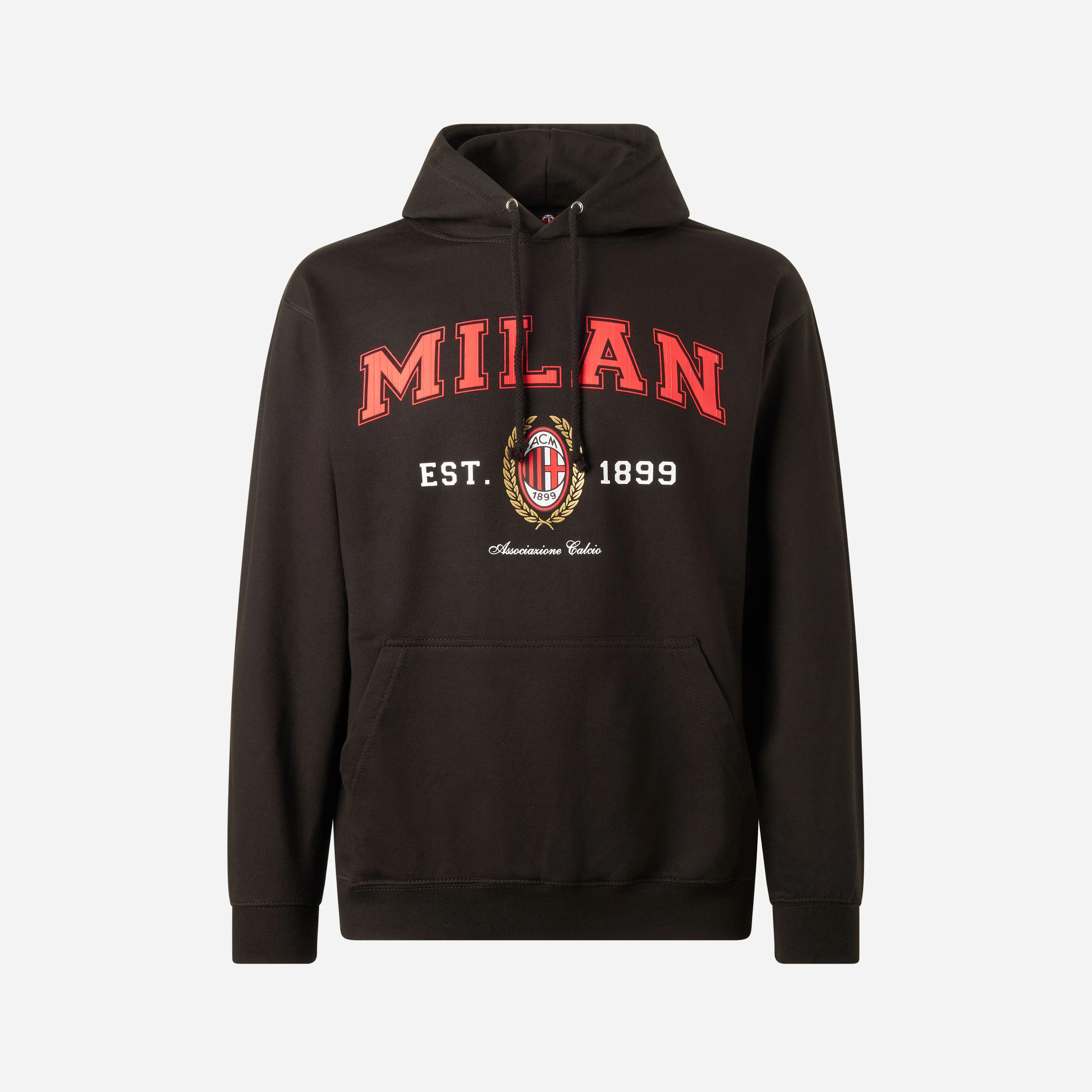 FELPA MILAN NERA COLLEGE COLLECTION