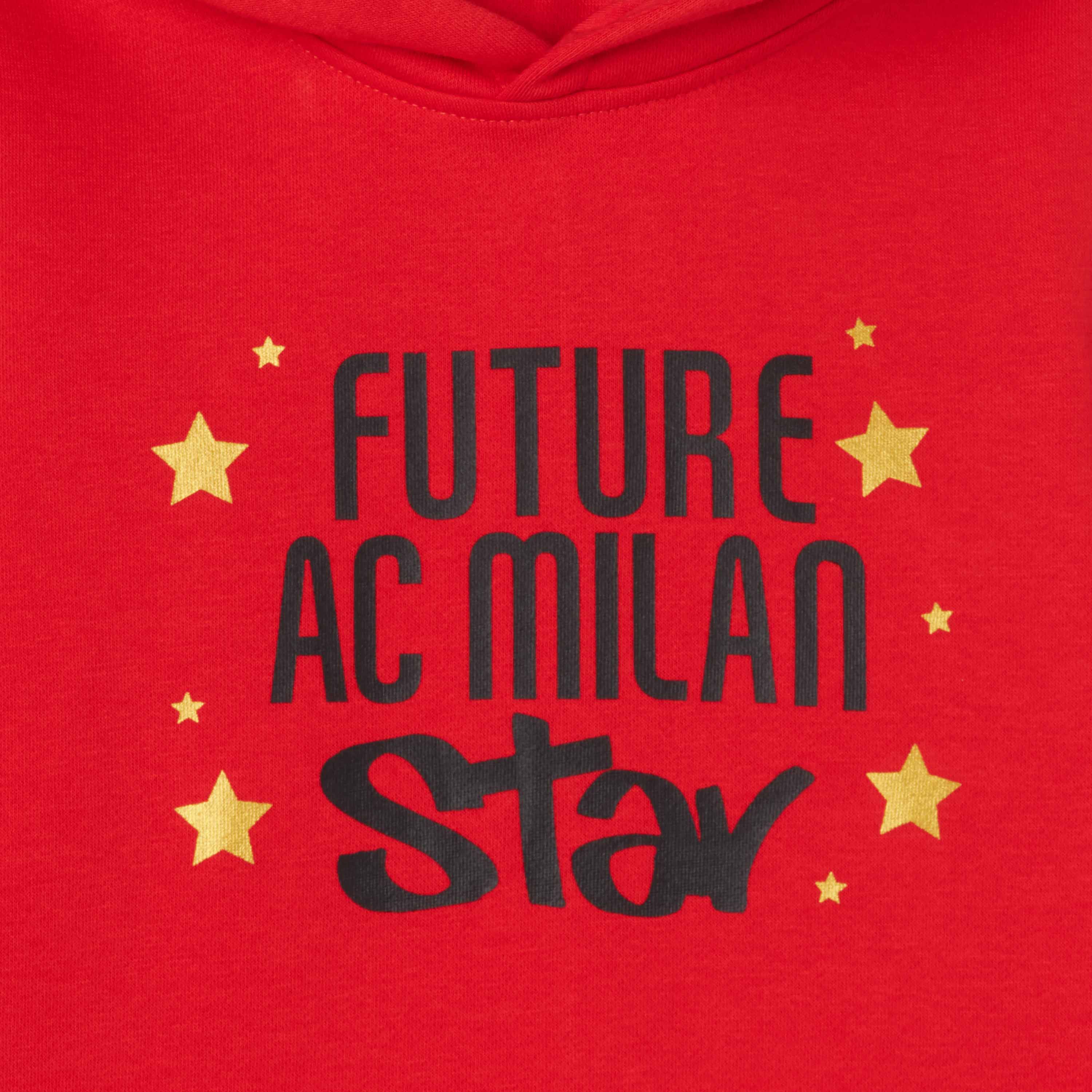 FELPA MILAN BAMBINO ROSSA MILANISTA COLLECTION - Image 3
