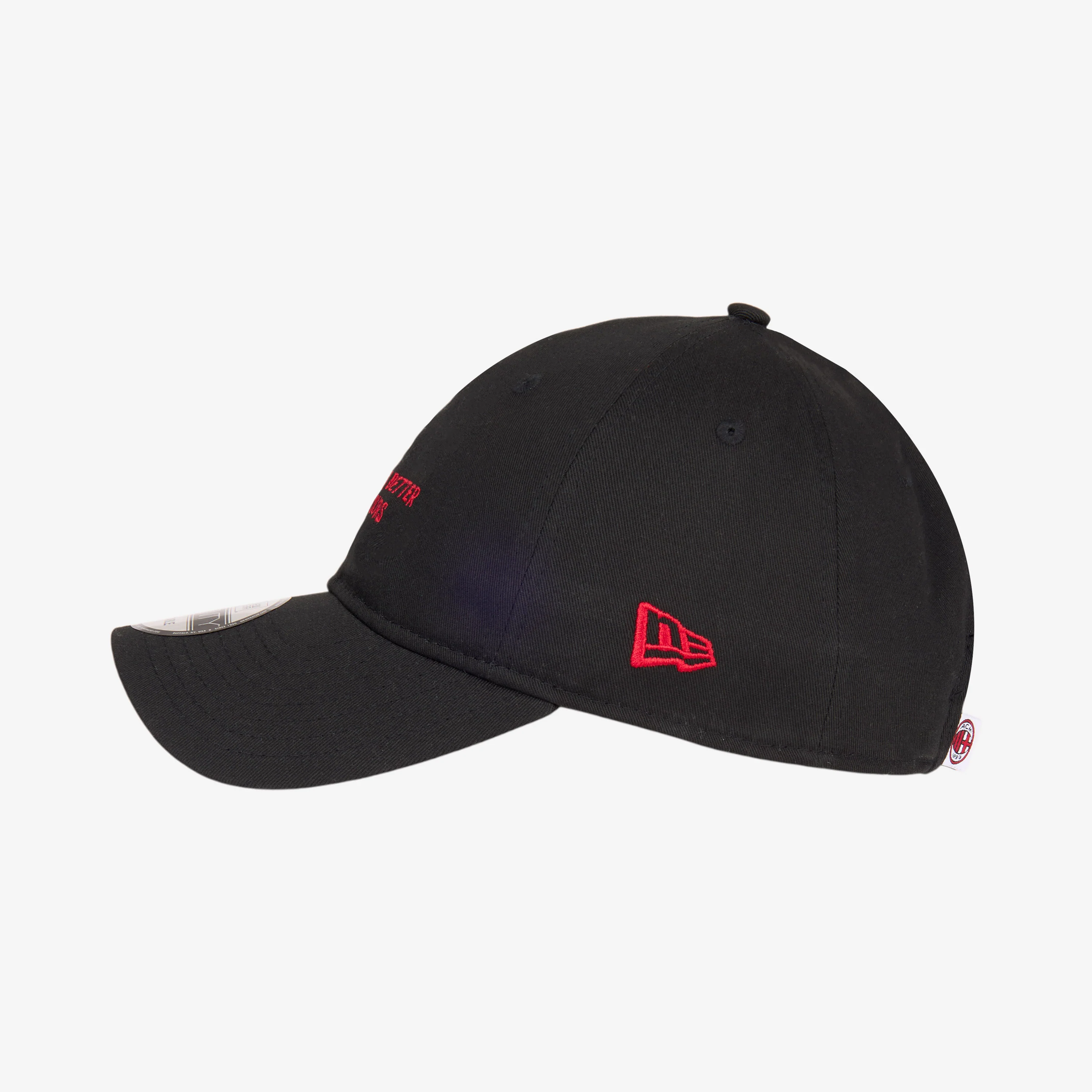 CAPPELLINO 9TWENTY® NEW ERA X AC MILAN NERO CON FRASE - Image 2