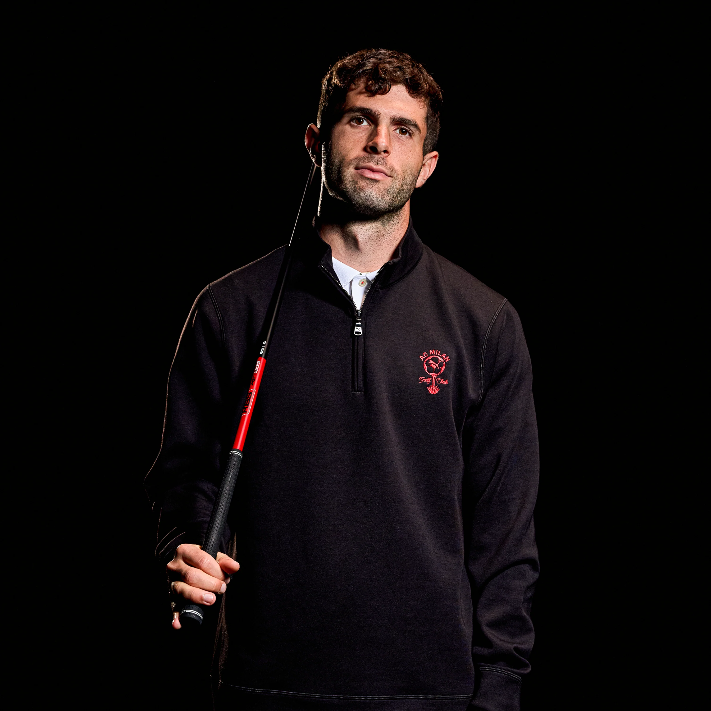 FELPA NERA CON 1/4 ZIP PUMA X ACM GOLF CLUB - Image 3