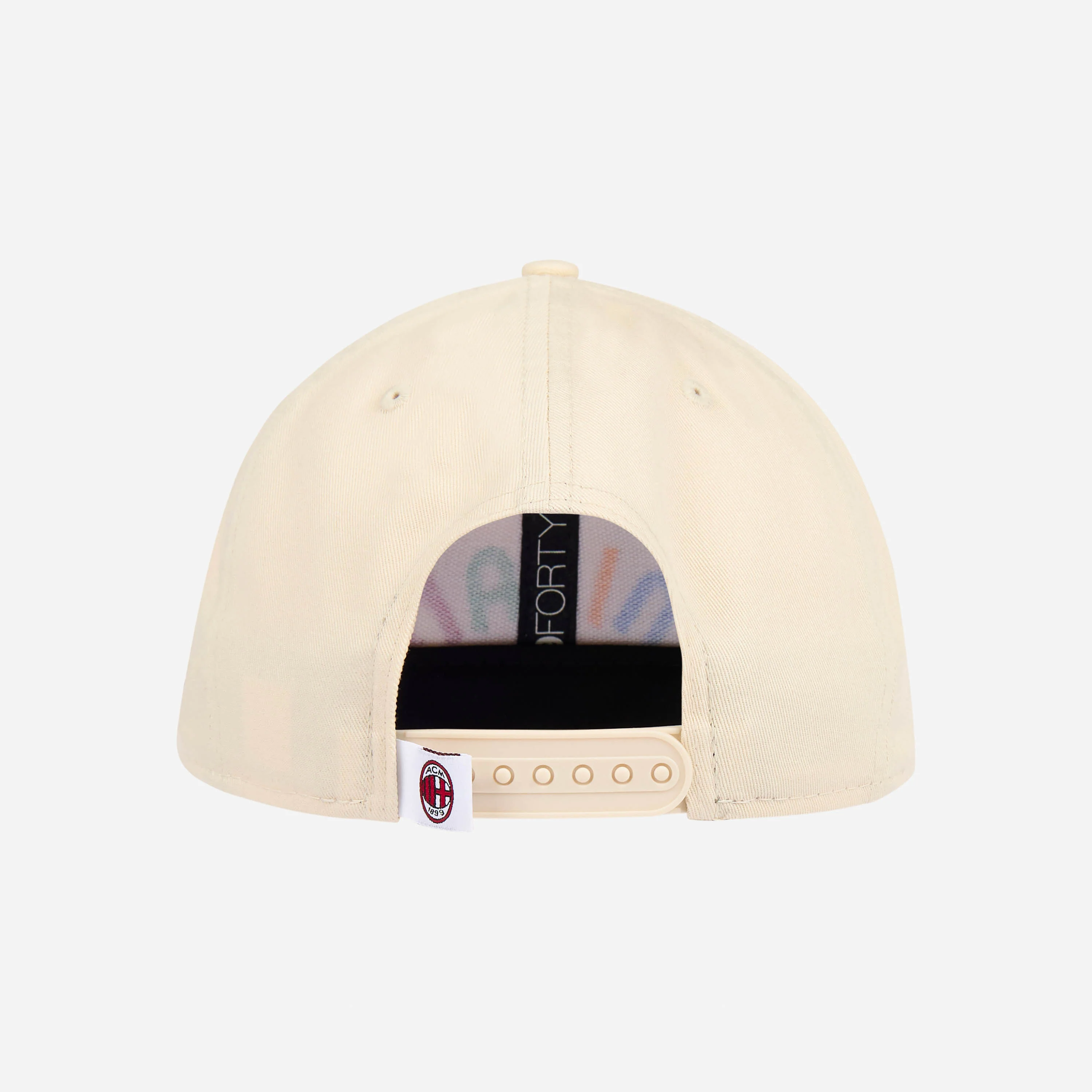 CAPPELLINO 9FORTY® NEW ERA X AC MILAN BIANCO CON SCRITTA MILAN - Image 4